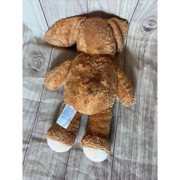 Build A Bear Pumpkin Spice Pawlette Bunny Rabbit 2023 16" Sparkle BAB - Picture 4 of 8